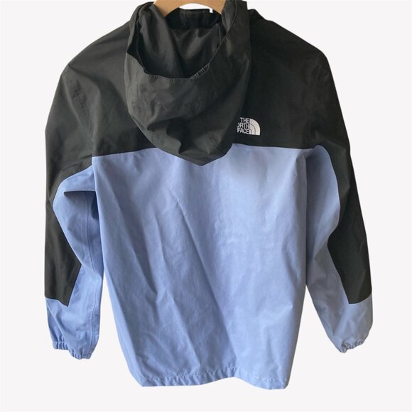 XL The North Face Size 14/16 Youth Boys Antora Rain Jacket Folk Blue Windbreaker - Picture 2 of 8